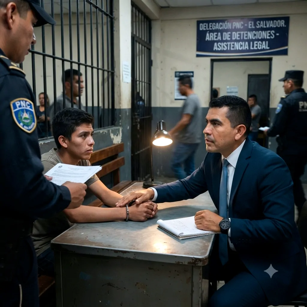 abogado urgente por detención en El Salvador, Asistencia Legal inmediata