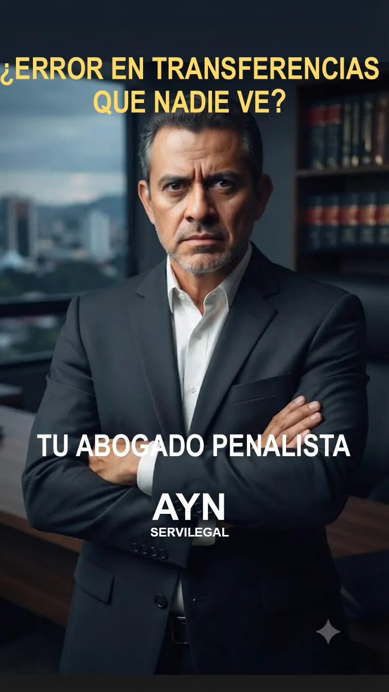 Abogado explicando errores comunes cuando se realizan transferencias bancarias